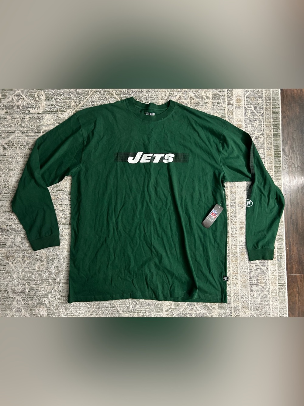 NFL Jets Men's Short-Sleeve Crewneck T-Shirt - Green 3XL